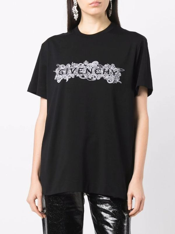 Givenchy 4G Bandana Embroidered T-Shirt