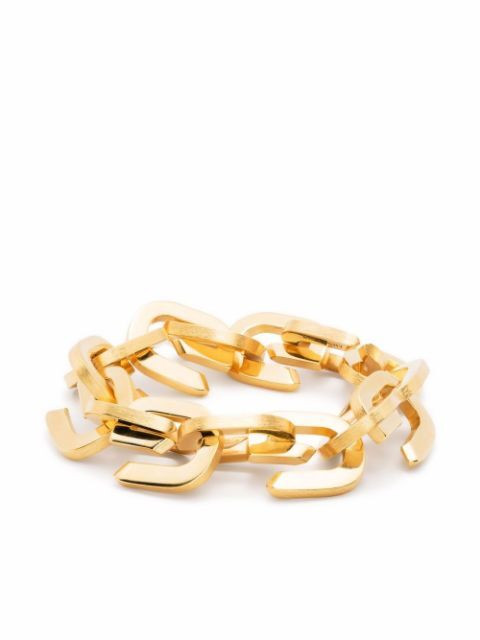 Givenchy G Link Medium Bracelet In Metallic Gold