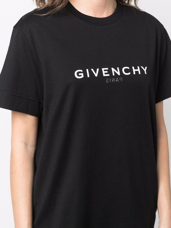 Reverse Logo Classic Fit T-Shirt in Black