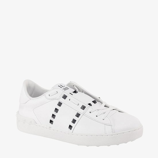 Calfskin Rockstud Untitled Sneakers