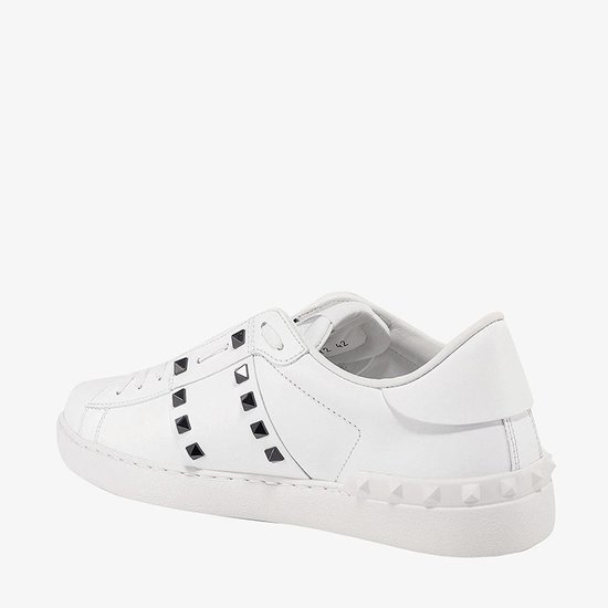 Calfskin Rockstud Untitled Sneakers