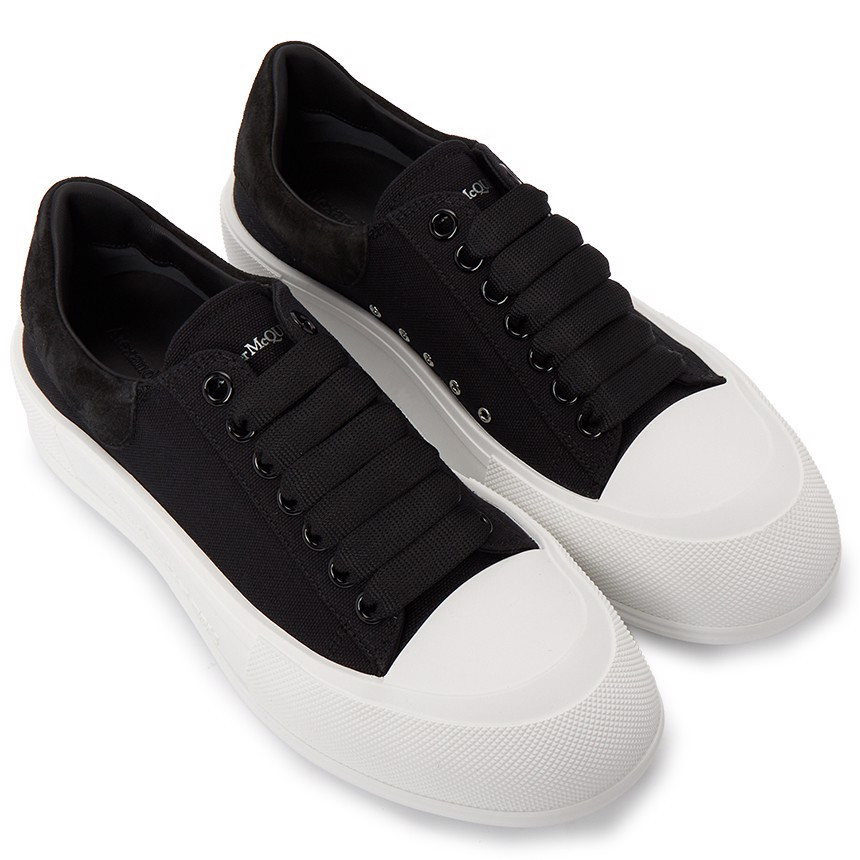 ALEXANDER MCQUEEN CANVAS SKATE SNEAKERS