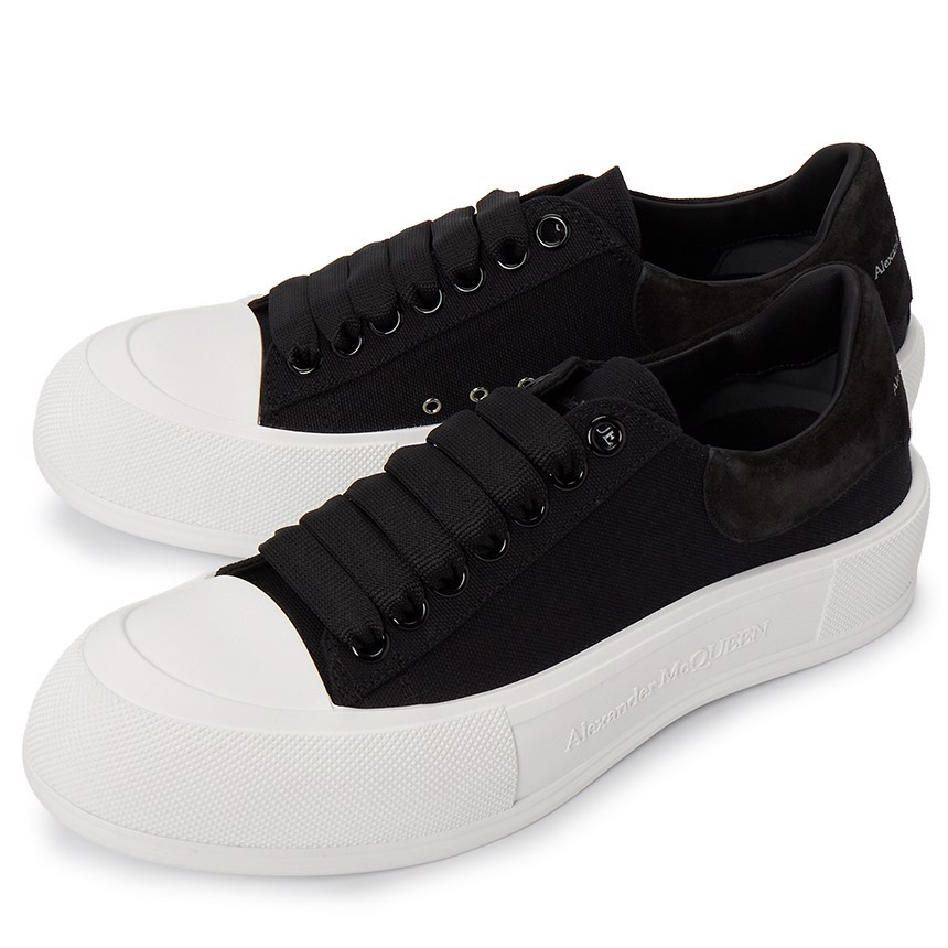 ALEXANDER MCQUEEN CANVAS SKATE SNEAKERS