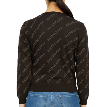 Mini allover logo cardigan