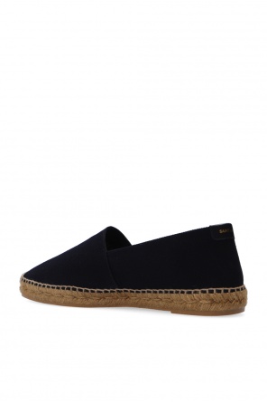 Embroidered Logo Canvas Espadrilles