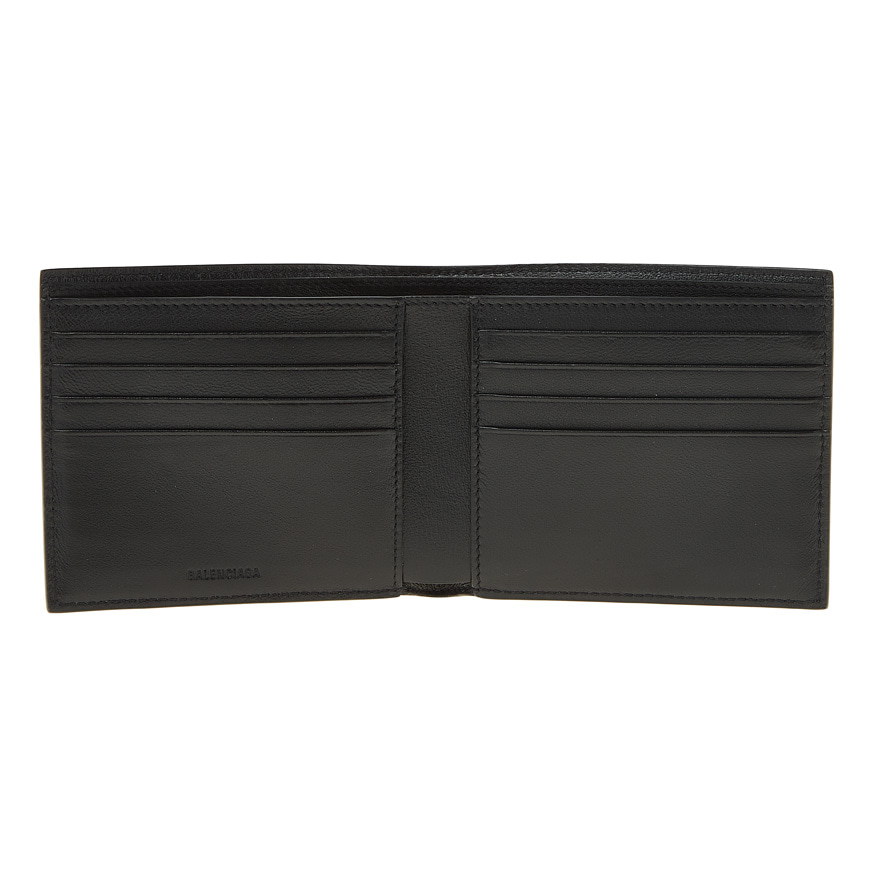 Reflective logo bifold wallet