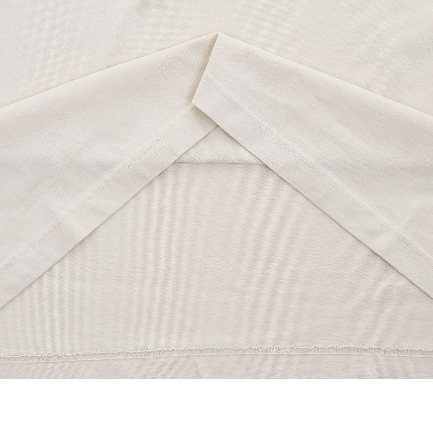 Logo Embroidered Cotton Over Short Sleeve Tee