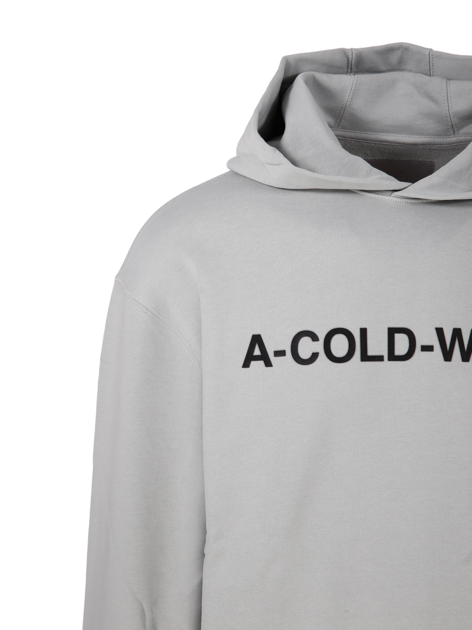 A Cold Wall Essentials Logo Hoodie Light Gray