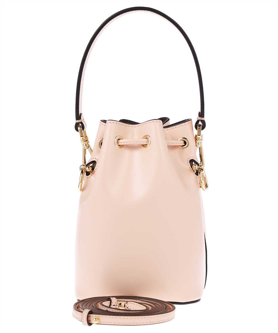 Pale pink leather mini bag