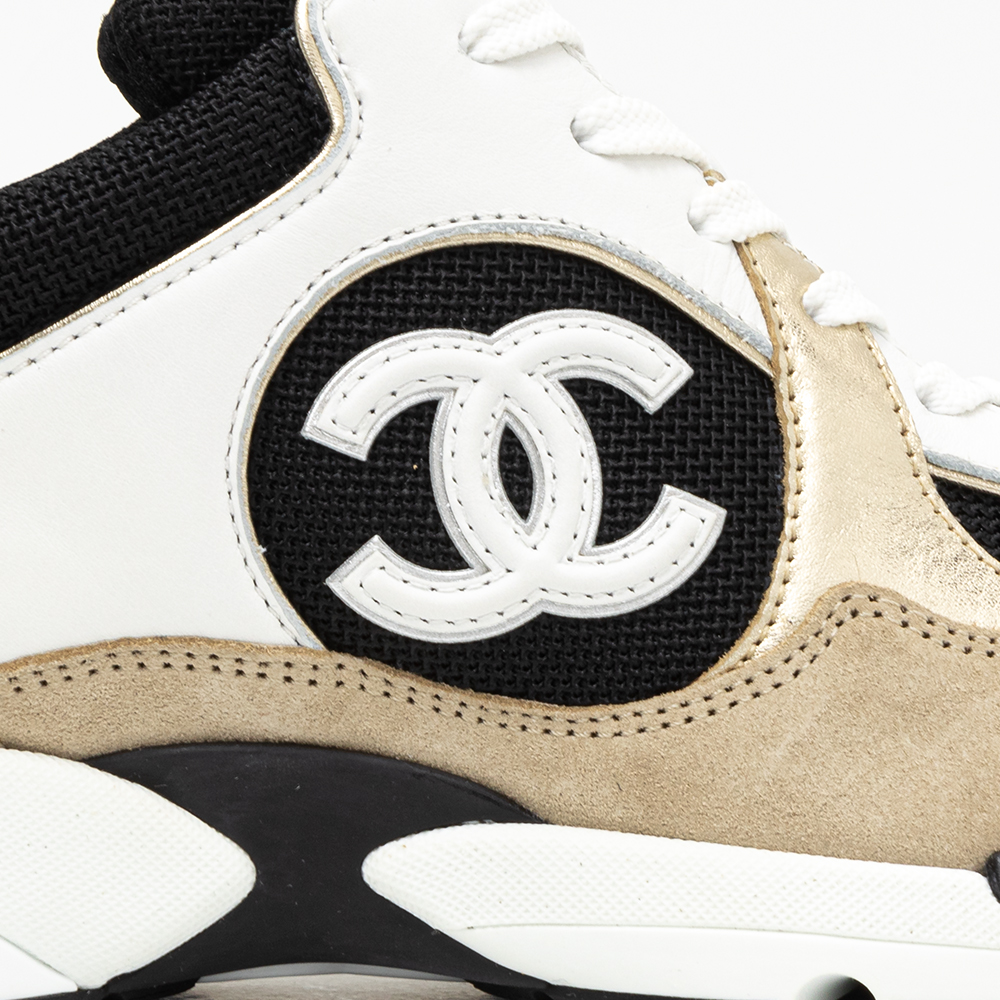 Logo Cruise Tennis Beige Multicolor Women's Sneakers 