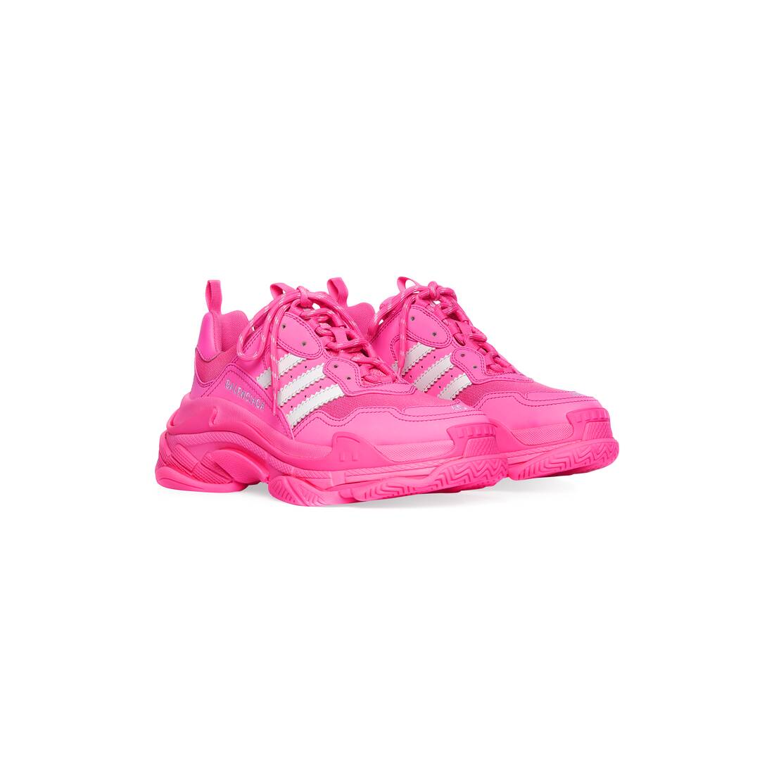 BALENCIAGA / ADIDAS TRIPLE S Sneakers for Women in Neon Pink