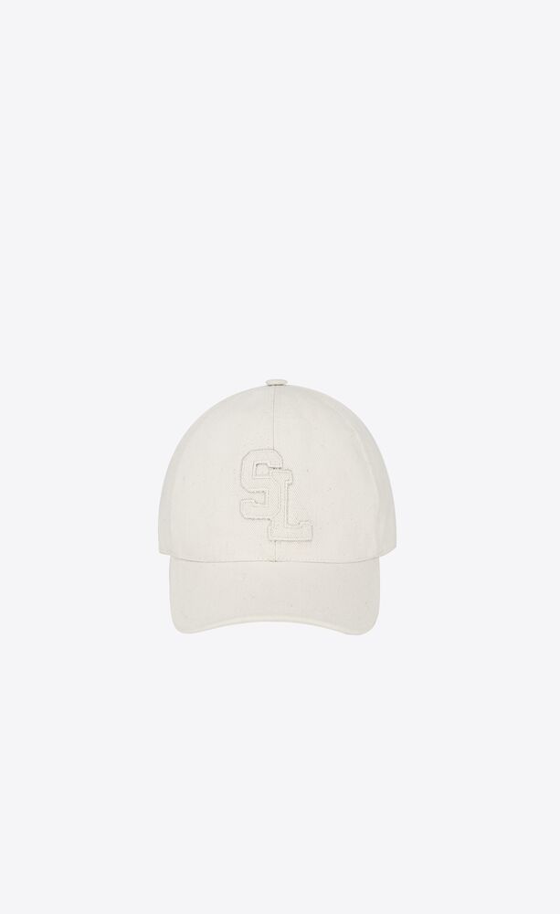 SL BASEBALL CAP IN COTTON CANVAS