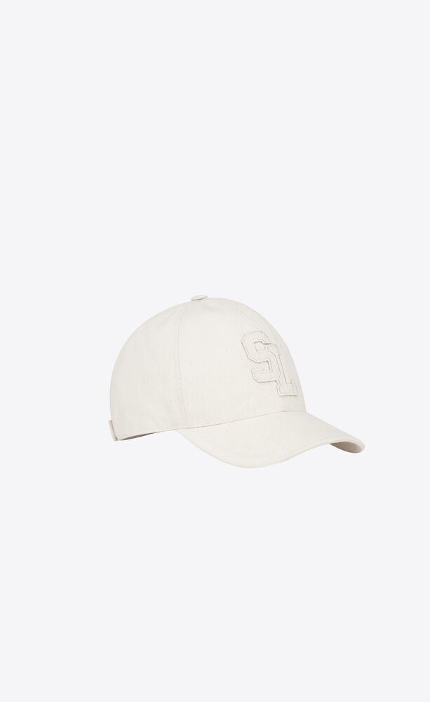 SL BASEBALL CAP IN COTTON CANVAS