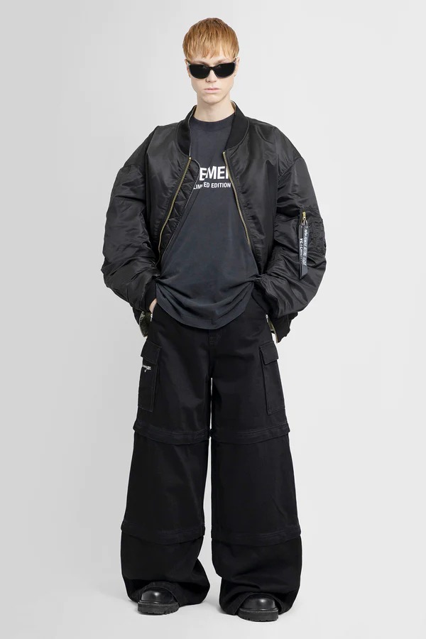 VETEMENTS BLACK VETEMENTS X ALPHA INDUSTRIES