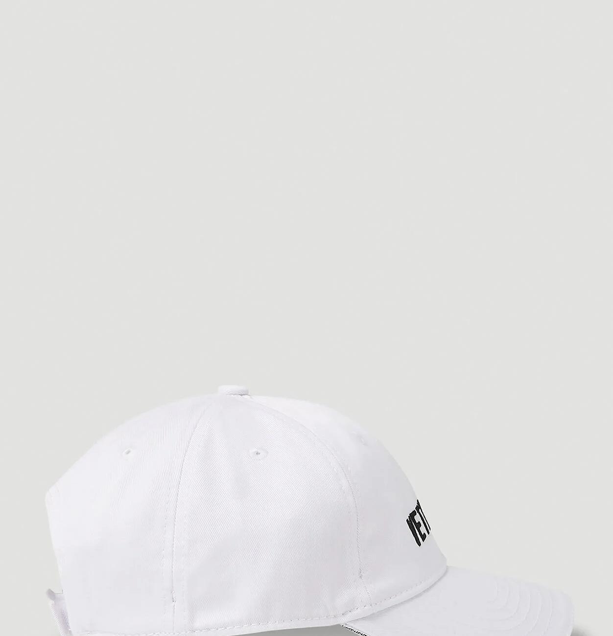 Iconic Logo Baseball Cap in White