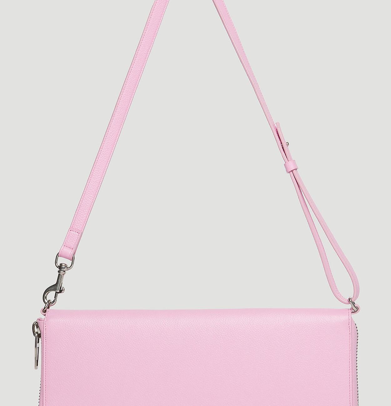 Leash Clutch Bag in Pink