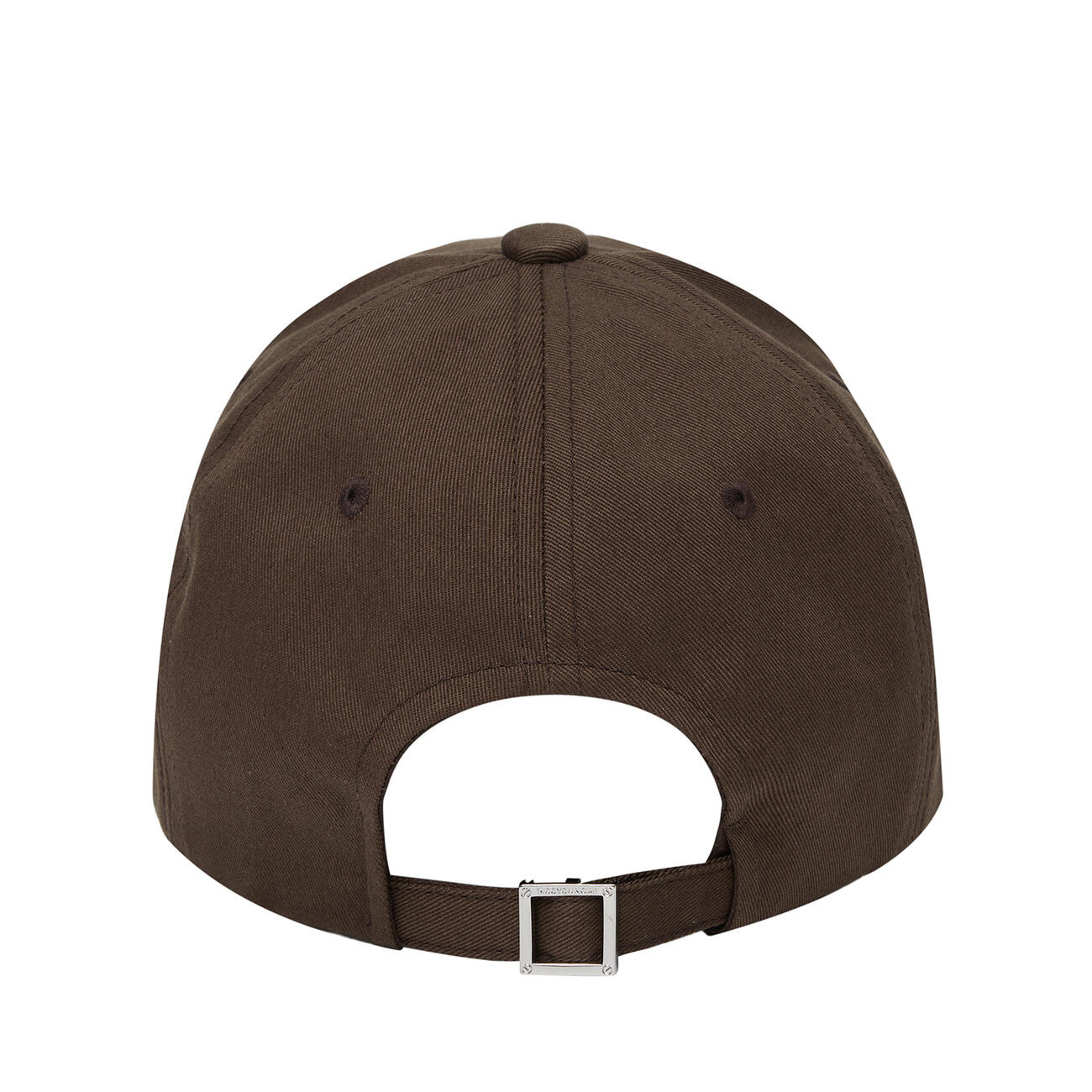 Brown embroidered ball cap