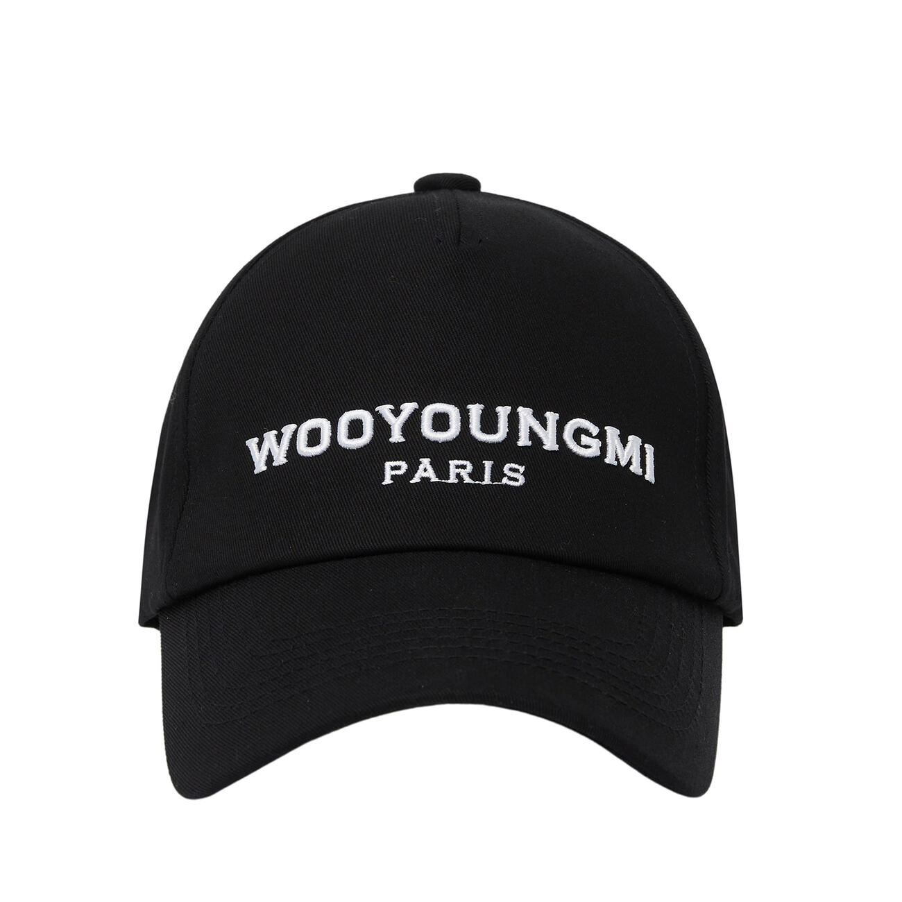  Wooyoungmi Embroidered Ball Cap Black