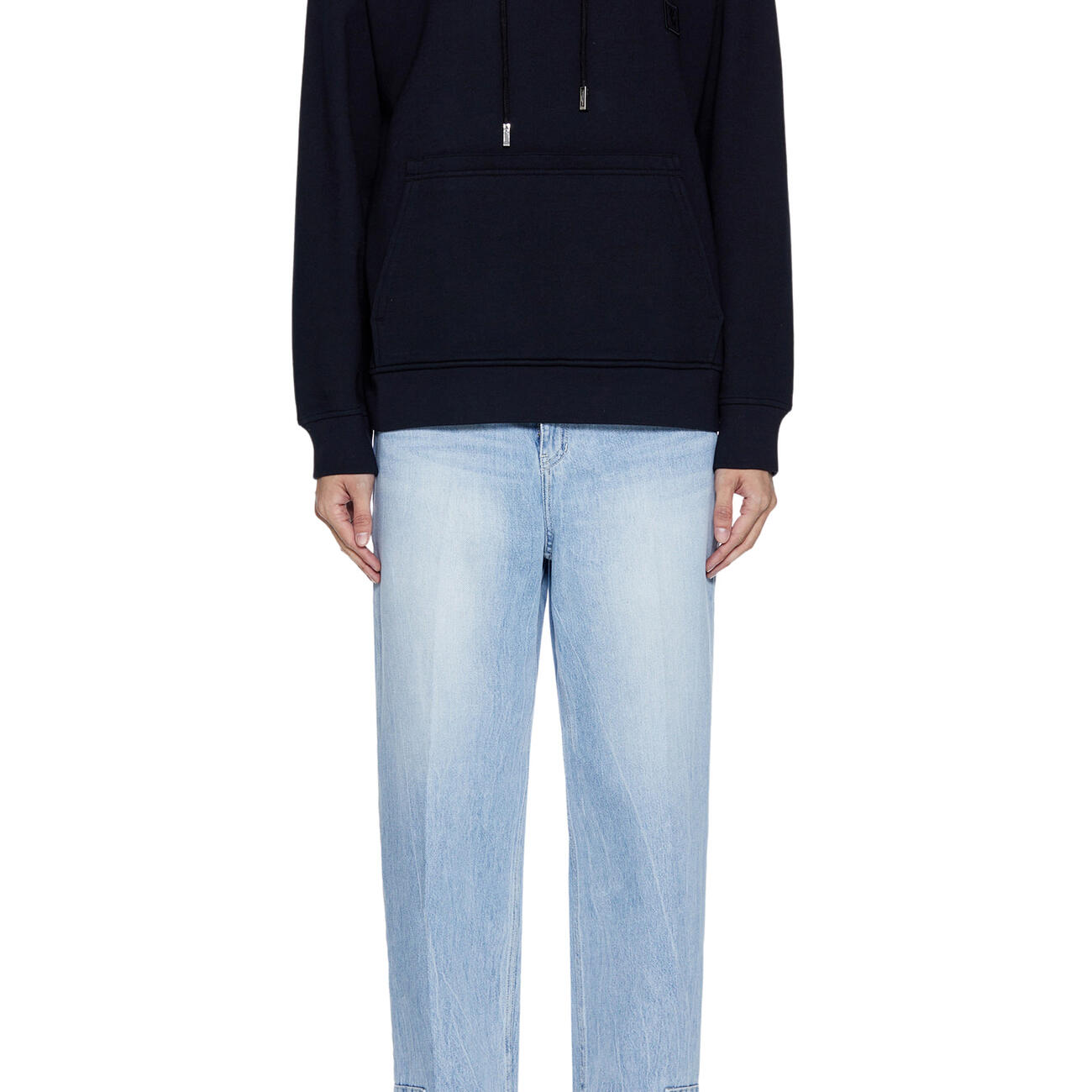 Black Feather Backlogo Hooded Sweatshirt