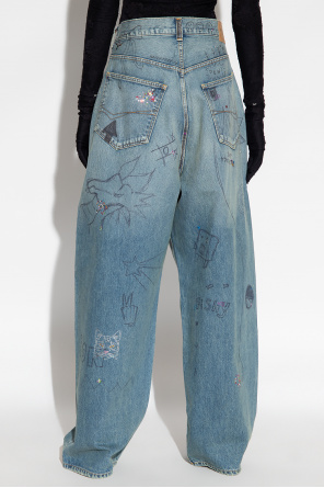 BALENCIAGA BLUE BAGGY JEANS