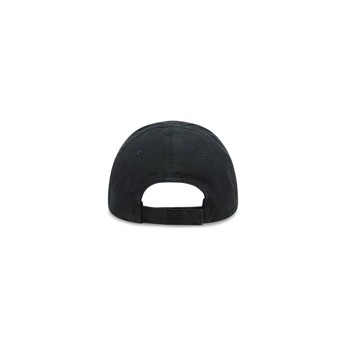 Women's Dirty Paris Baseball Cap - Black: White 