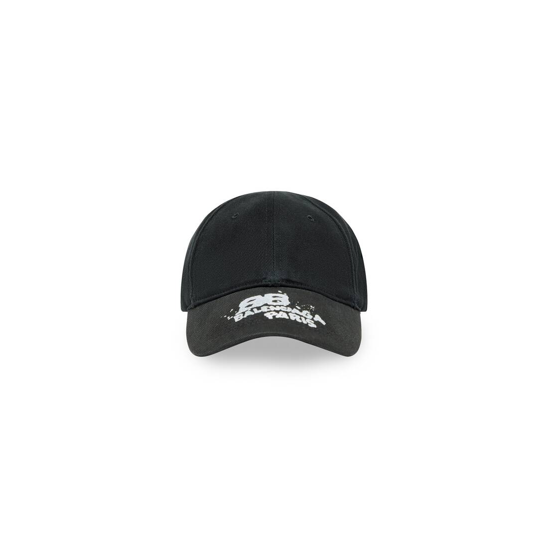 Women's Dirty Paris Baseball Cap - Black: White 