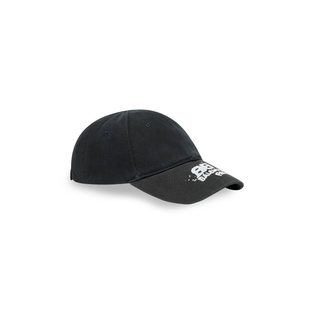 Women's Dirty Paris Baseball Cap - Black: White 