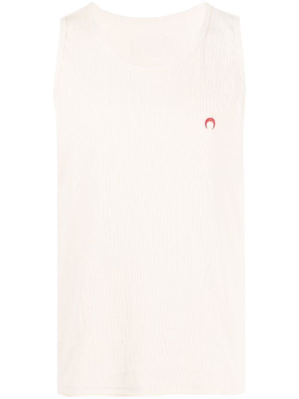 Moon logo cotton tank top 