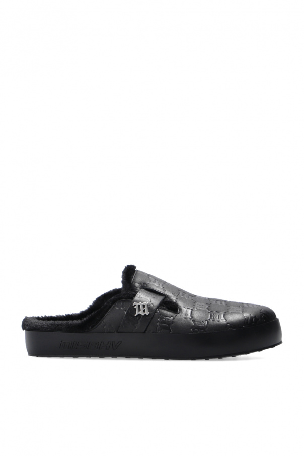 MISBHV BLACK ‘THE LA SLIDE’ SLIDES