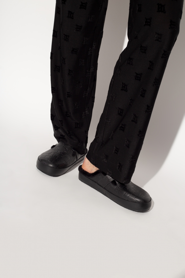 MISBHV BLACK ‘THE LA SLIDE’ SLIDES