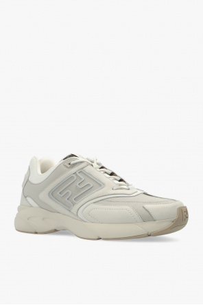 FENDI GREY ‘FASTER’ SNEAKERS