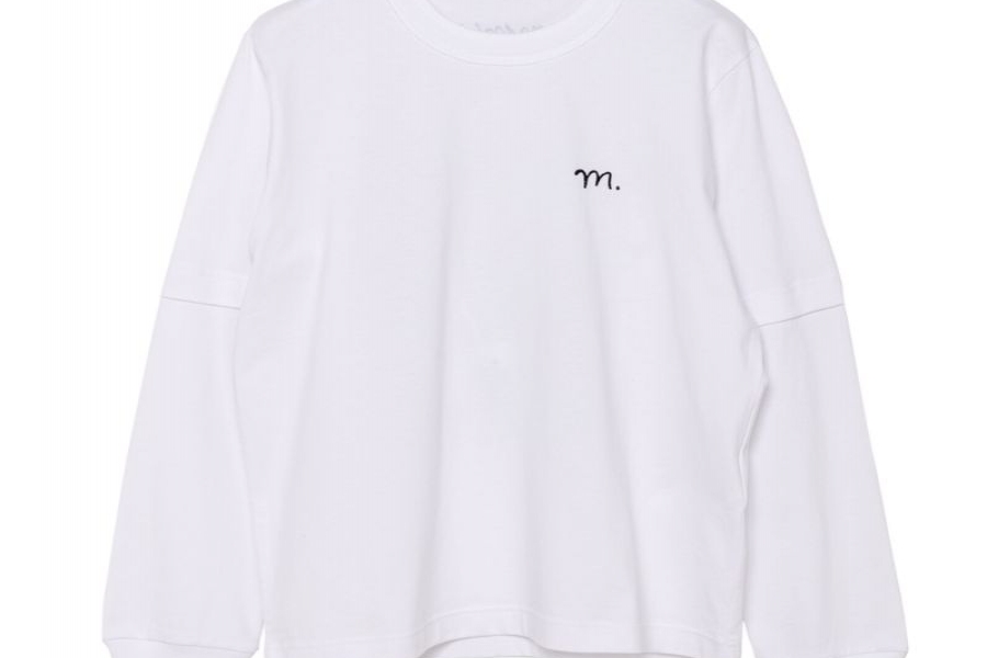 MADSAKI Print L/S T-Shirt - White 