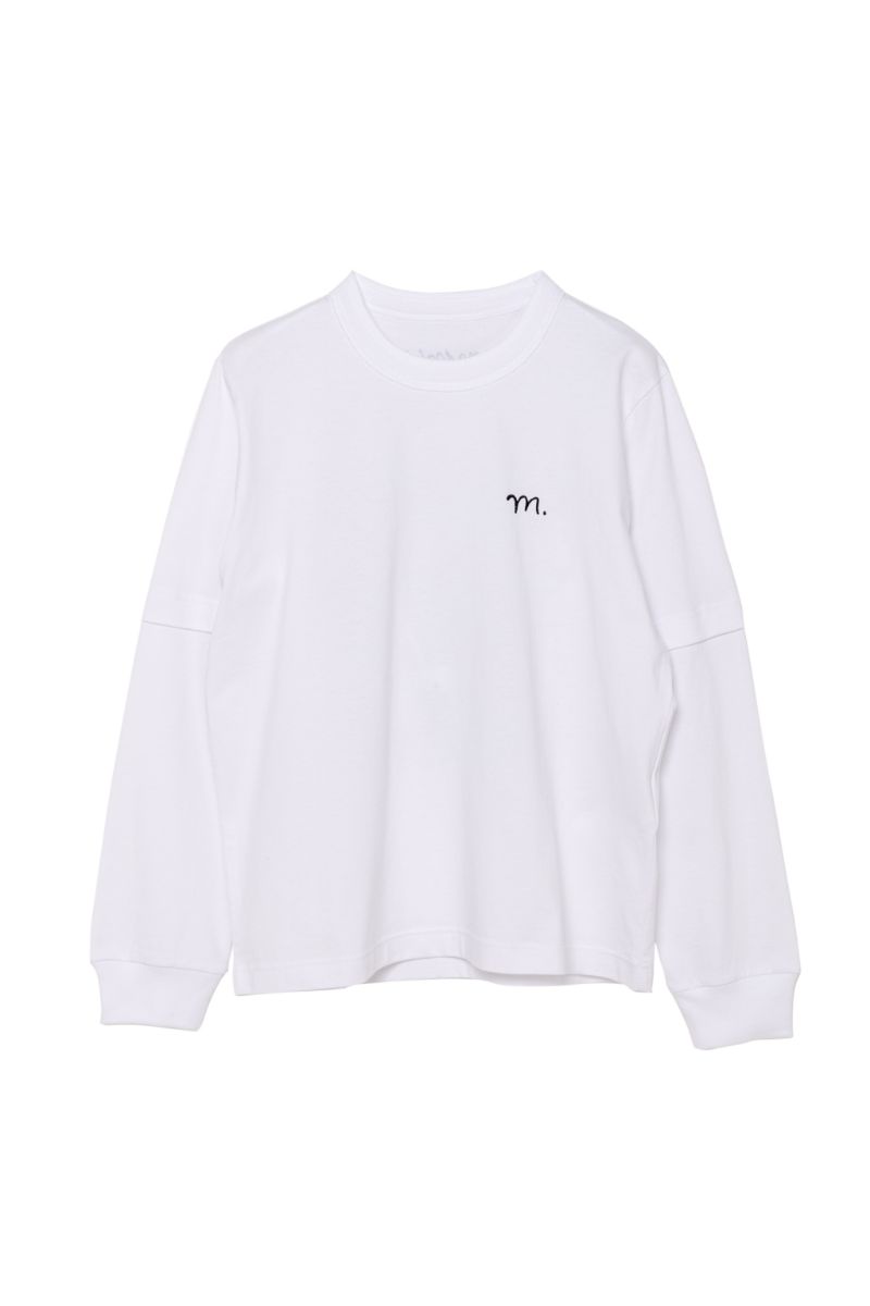 MADSAKI Print L/S T-Shirt - White 