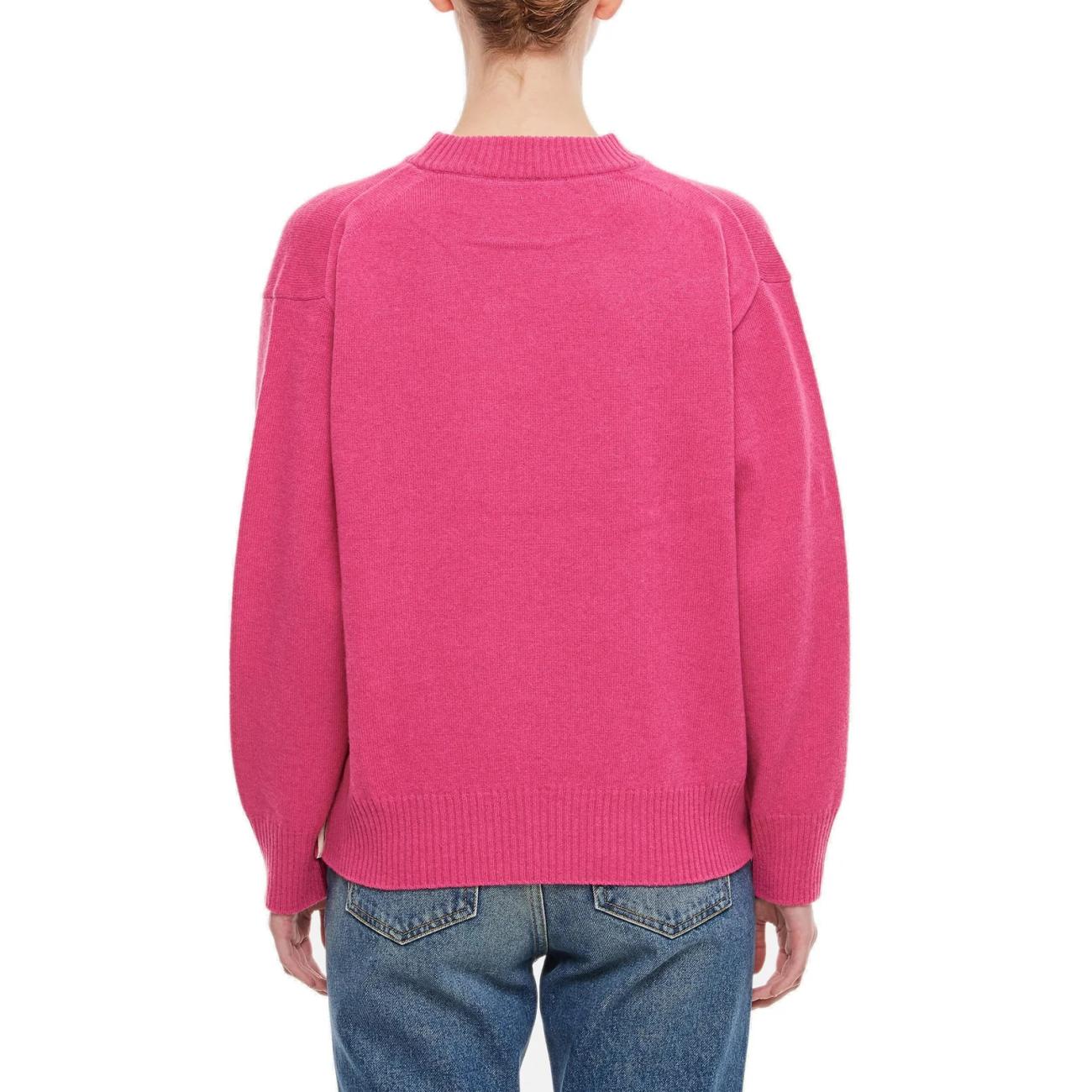 MADSAKI Knit Pullover - Dark Pink