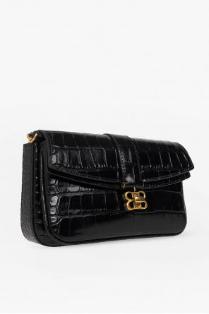 BALENCIAGA BLACK ‘LADY FLAP XS’ SHOULDER BAG
