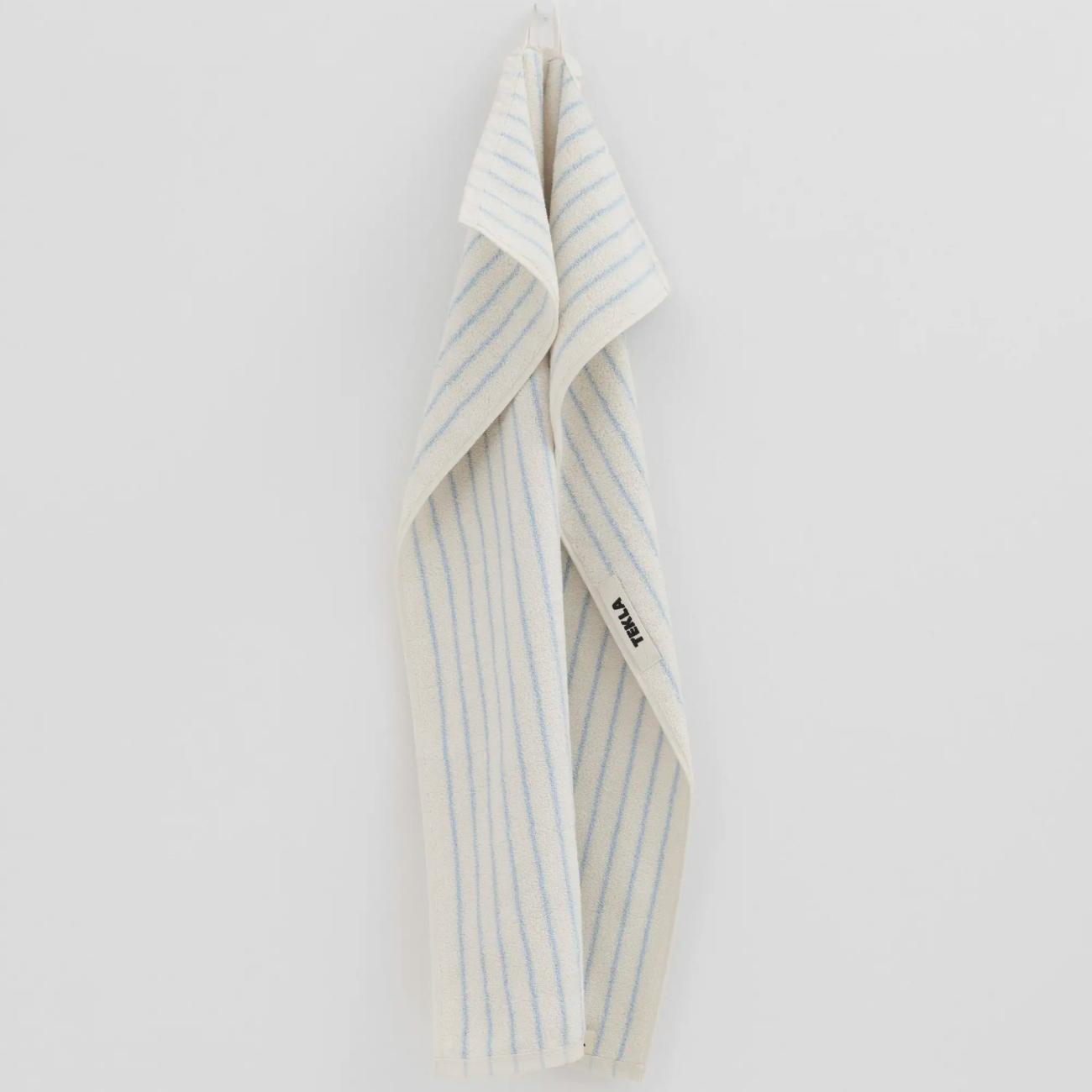 Baby Blue Stripes hand towels