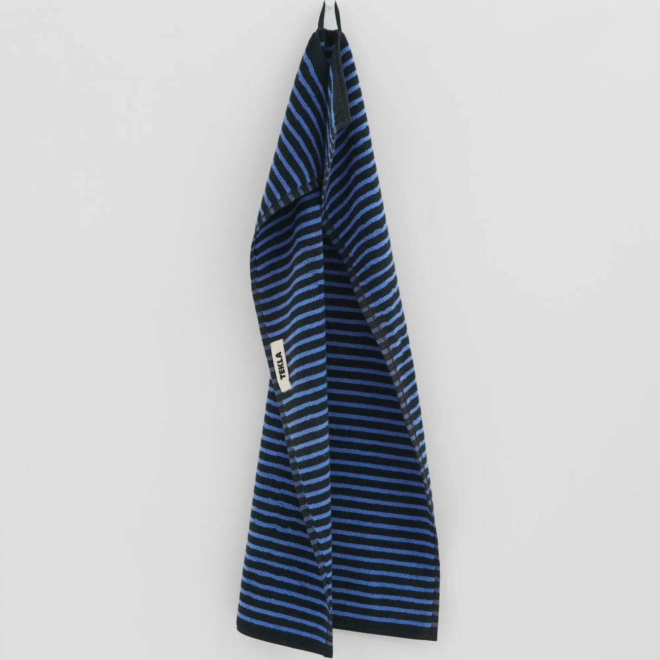 Black and Blue Washcloth towels