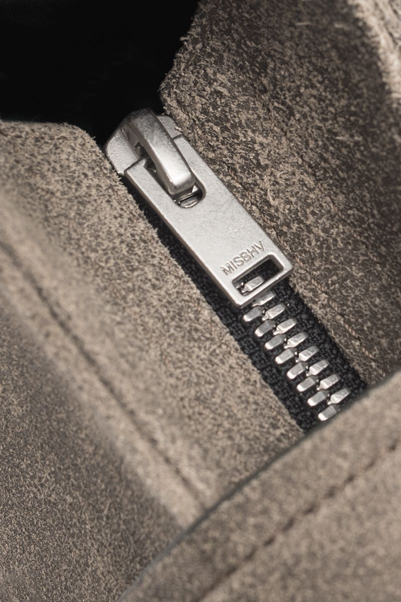 Cracked Leather Small Shoulder Bag