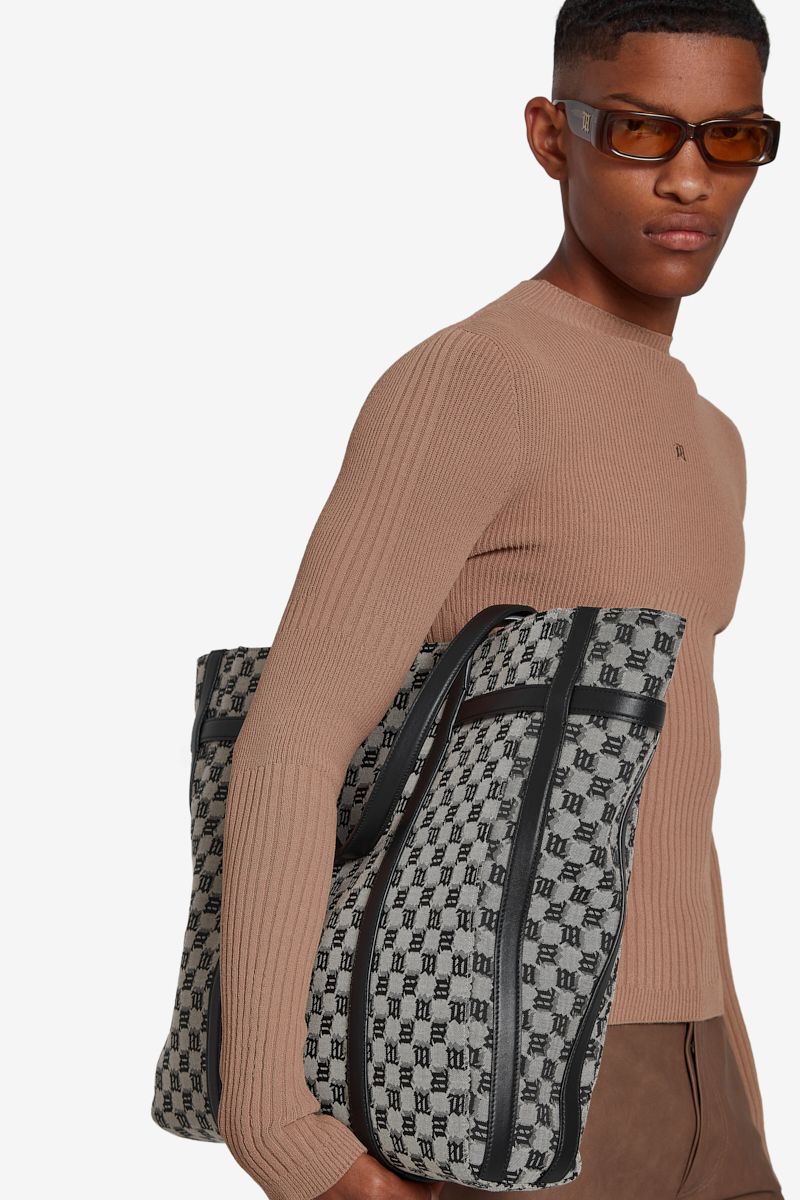 Jacquard Monogram Shopper