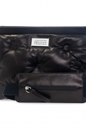MAISON MARGIELA BLACK ’GLAM SLAM’ SHOULDER BAG