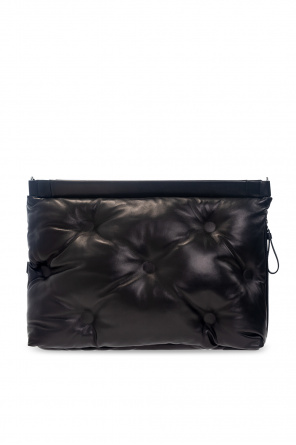 MAISON MARGIELA BLACK ’GLAM SLAM’ SHOULDER BAG