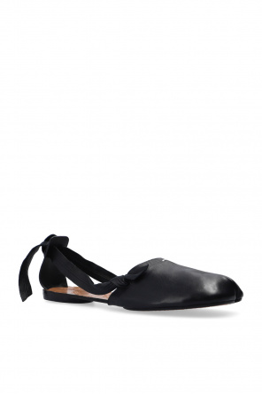 MAISON MARGIELA BLACK LEATHER PUMPS