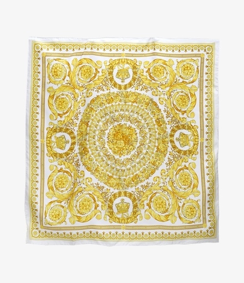 Versace Large Barocco Print Foulard