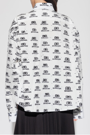 BALENCIAGA WHITE OVERSIZE SHIRT
