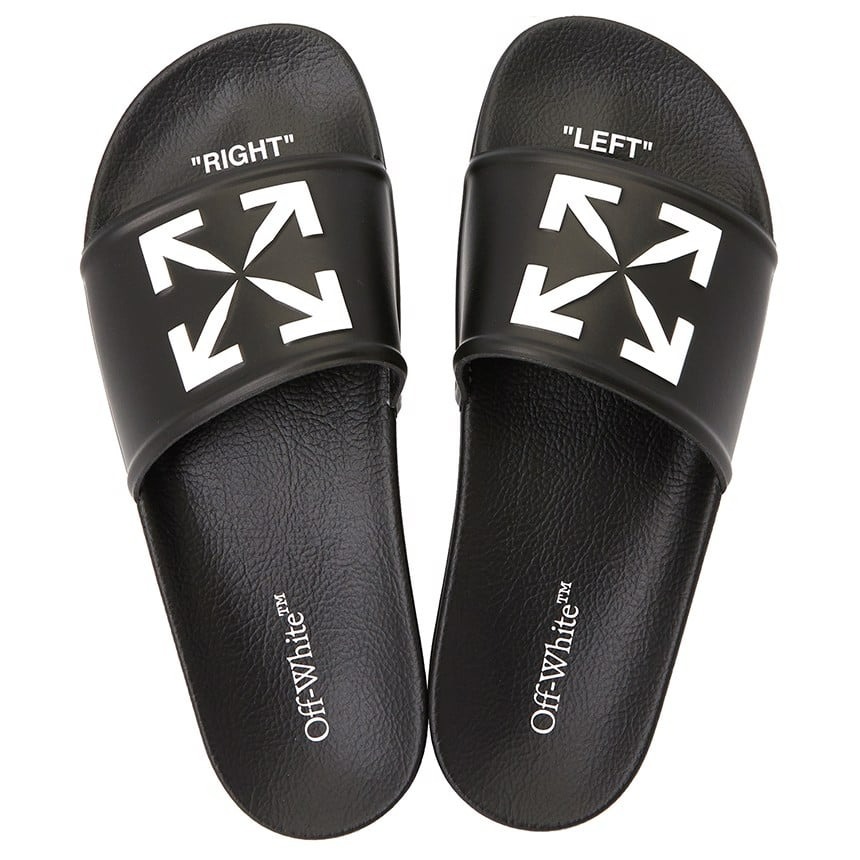  Off-White Arrow Slider Slippers 'Black'