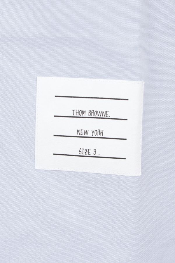 THOM BROWNE 4BAR POPLIN OVERSIZED SHIRT