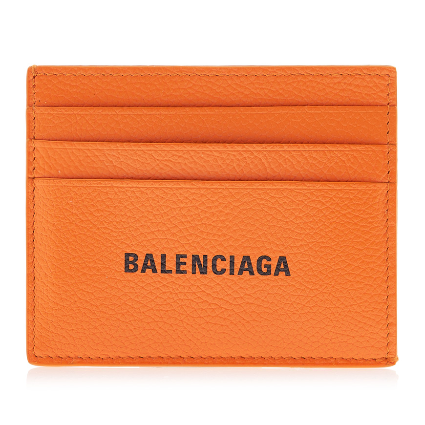 Balenciaga Cash Card Holder 'pop Orange/lblack'
