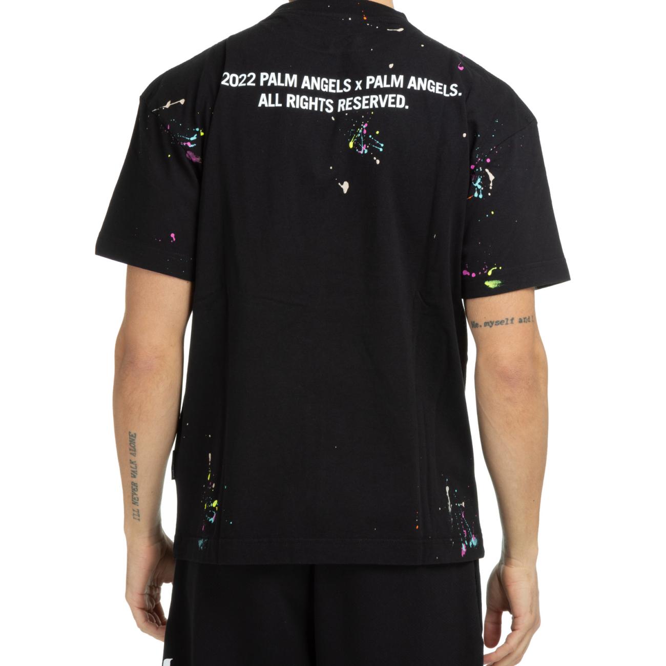 PALM TREE PAINTED T-SHIRT 