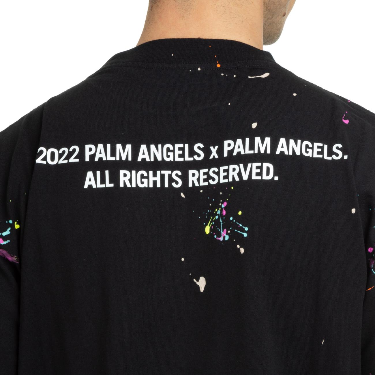 PALM TREE PAINTED T-SHIRT 