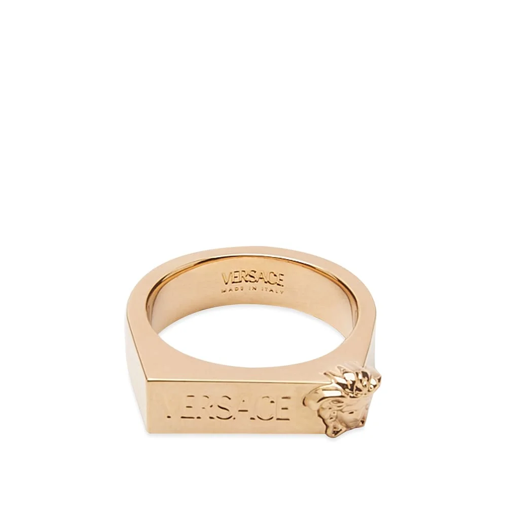 Medusa Text Logo Ring